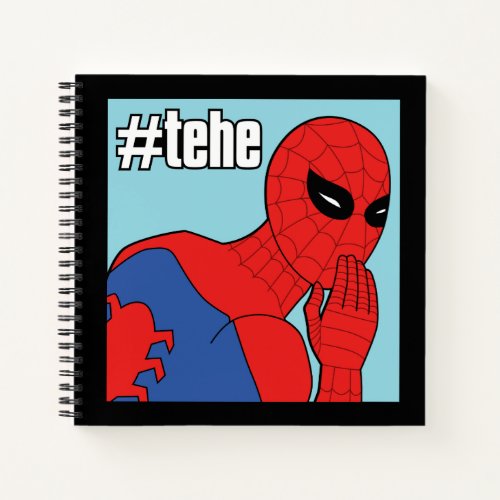 Spider_Man tehe Laughing Meme Graphic Notebook