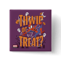 Spider-Man "Thwip or Treat?" Button