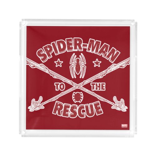 Spider_Man To The Rescue Acrylic Tray