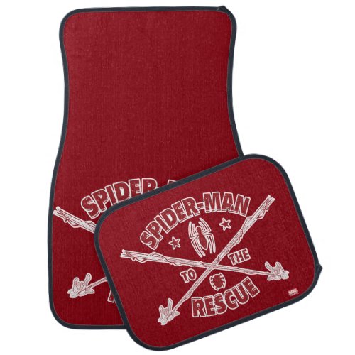 Spider_Man To The Rescue Car Floor Mat