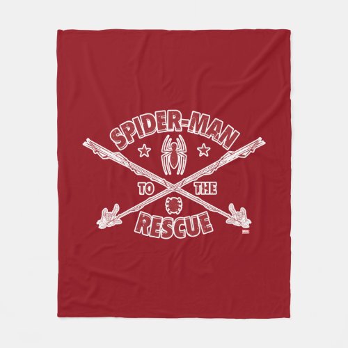 Spider_Man To The Rescue Fleece Blanket