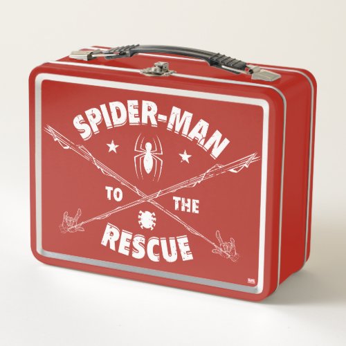 Spider_Man To The Rescue Metal Lunch Box