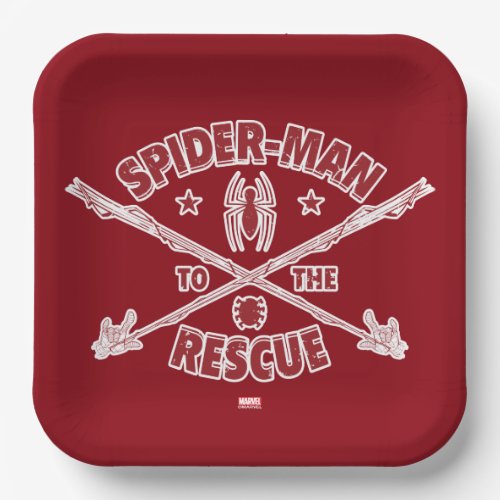 Spider_Man To The Rescue Paper Plates