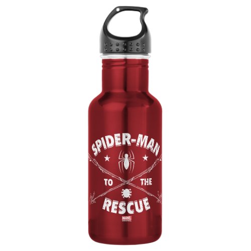 Spider_Man To The Rescue Stainless Steel Water Bottle