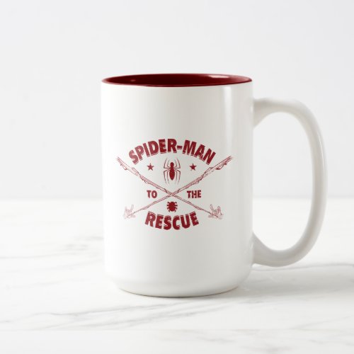 Spider_Man To The Rescue Two_Tone Coffee Mug