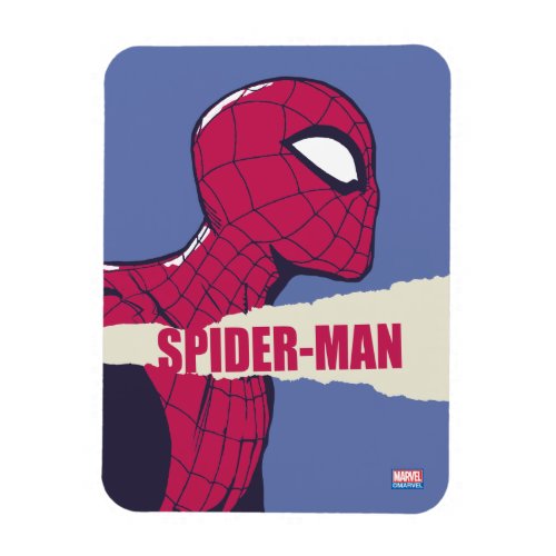 Spider_Man Torn Page Name Graphic Magnet