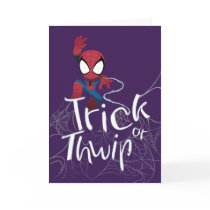 Spider-Man "Trick or Thwip" Card