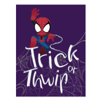Spider-Man "Trick or Thwip" Postcard