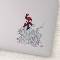 Spider-Man "Trick or Thwip" Sticker