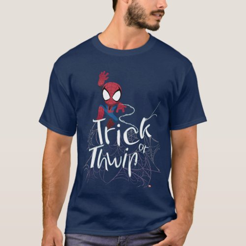 Spider_Man Trick or Thwip T_Shirt