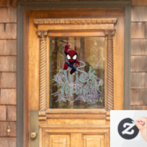 Spider-Man "Trick or Thwip" Window Cling