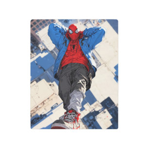 Spider-Man Urban Chill - Miles Morales Premium Metal Print