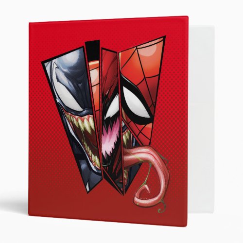 Spider_Man  Venom Carnage  Spider_Man Cutout 3 Ring Binder