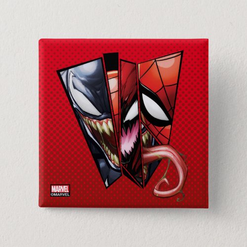 Spider_Man  Venom Carnage  Spider_Man Cutout Button