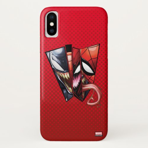 Spider_Man  Venom Carnage  Spider_Man Cutout iPhone X Case