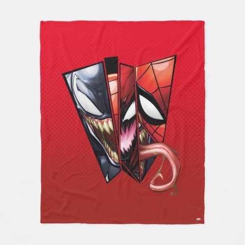 Spider_Man  Venom Carnage  Spider_Man Cutout Fleece Blanket