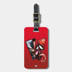 Spider-Man Venom, Carnage, & Spider-Man Cutout Luggage Tag