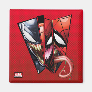 Spider-Man   Venom, Carnage, & Spider-Man Cutout Magnet