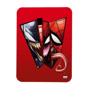 Spider-Man   Venom, Carnage, & Spider-Man Cutout Magnet