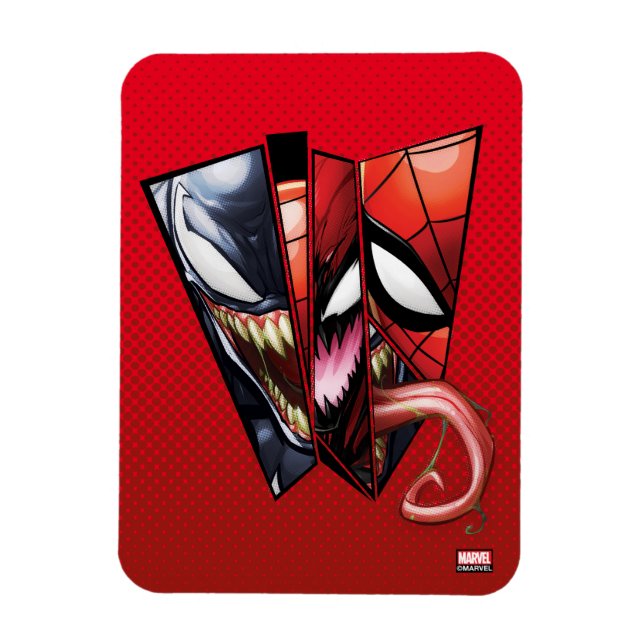 Spider-Man | Venom, Carnage, & Spider-Man Cutout Magnet (Vertical)