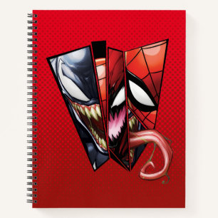Spider-Man   Venom, Carnage, & Spider-Man Cutout Notebook