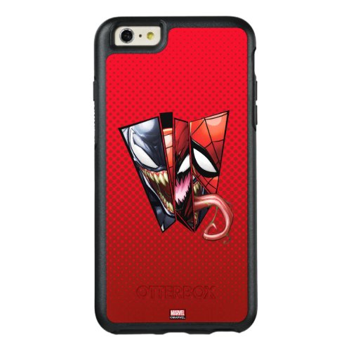 Spider_Man  Venom Carnage  Spider_Man Cutout OtterBox iPhone 66s Plus Case