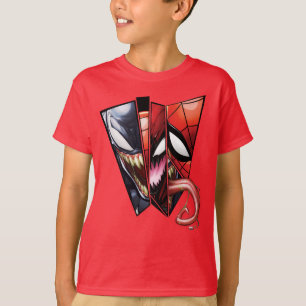 Spider-Man Venom, Carnage, & Spider-Man Cutout T-Shirt