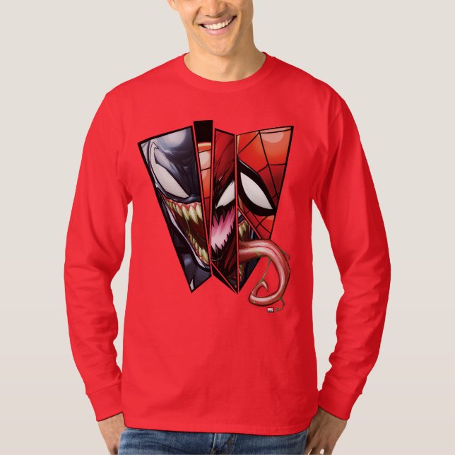 Spider-Man | Venom, Carnage, & Spider-Man Cutout T-Shirt (Front)