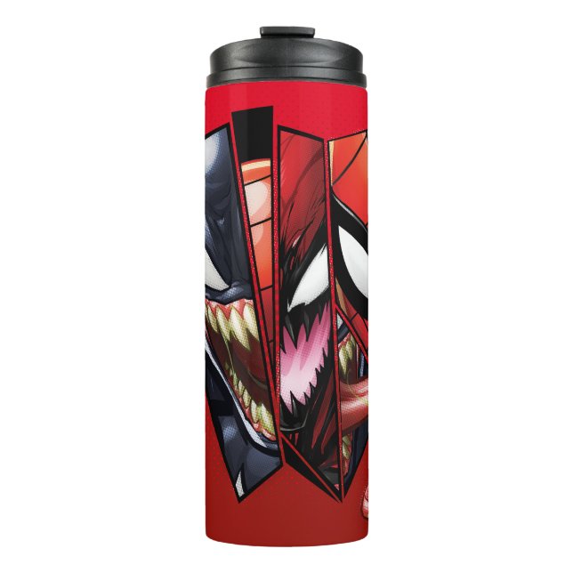 Spider-Man | Venom, Carnage, & Spider-Man Cutout Thermal Tumbler (Front)
