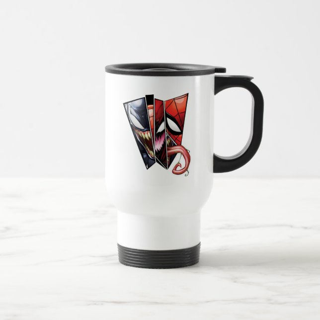Spider-Man | Venom, Carnage, & Spider-Man Cutout Travel Mug (Right)
