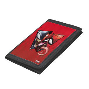 Spider-Man Venom, Carnage, & Spider-Man Cutout Tri-fold Wallet
