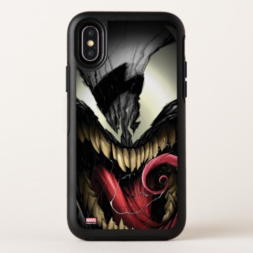 Spider_Man  Venom Close_Up OtterBox Symmetry iPhone X Case