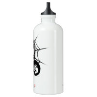 Dual Spider-Man Miles Morales & Venom Head Stainless Steel Water Bottle, Zazzle