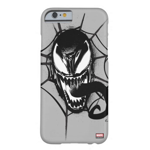 Spider_Man  Venom Head In Web Graphic Barely There iPhone 6 Case