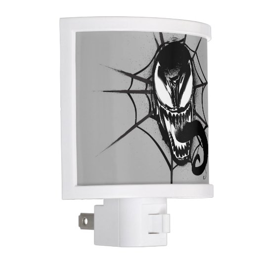 Spider-Man | Venom Head In Web Graphic Night Light (Right)