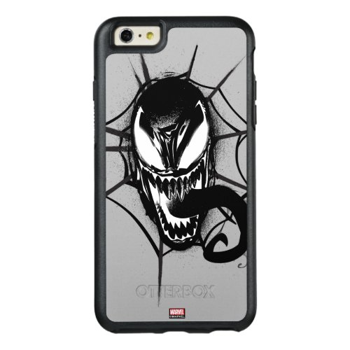 Spider_Man  Venom Head In Web Graphic OtterBox iPhone 66s Plus Case