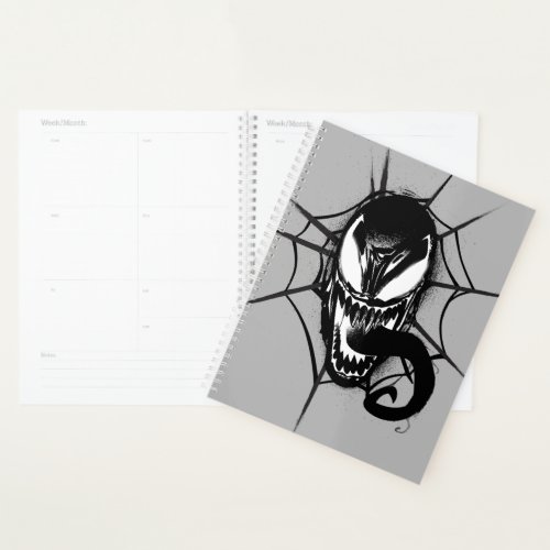 Spider_Man  Venom Head In Web Graphic Planner