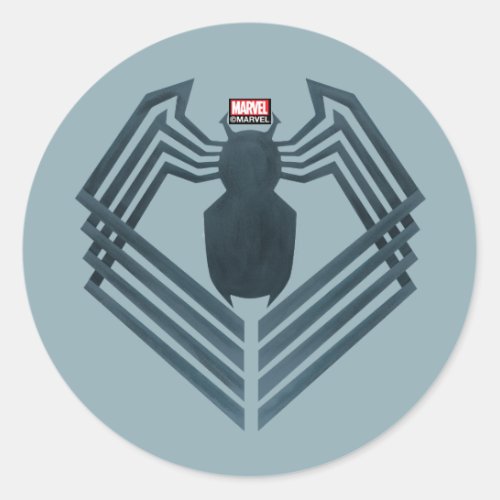 Spider_Man  Venom Icon Graphic Classic Round Sticker
