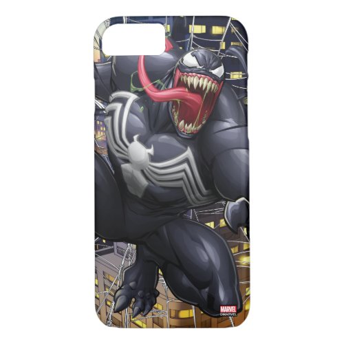 Spider_Man  Venom Leaping Forward iPhone 87 Case