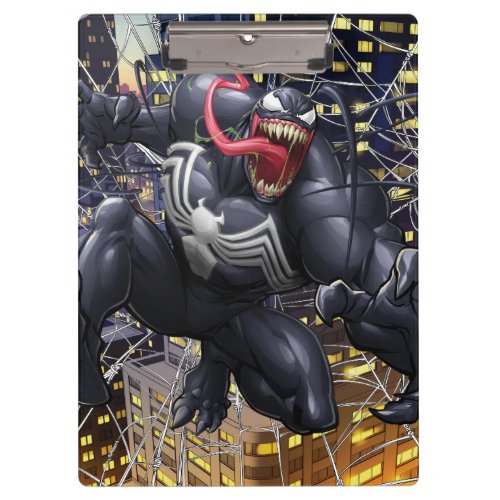 Spider_Man  Venom Leaping Forward Clipboard