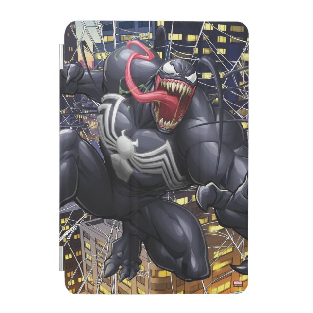 Spider-Man | Venom Leaping Forward iPad Mini Cover (Front)