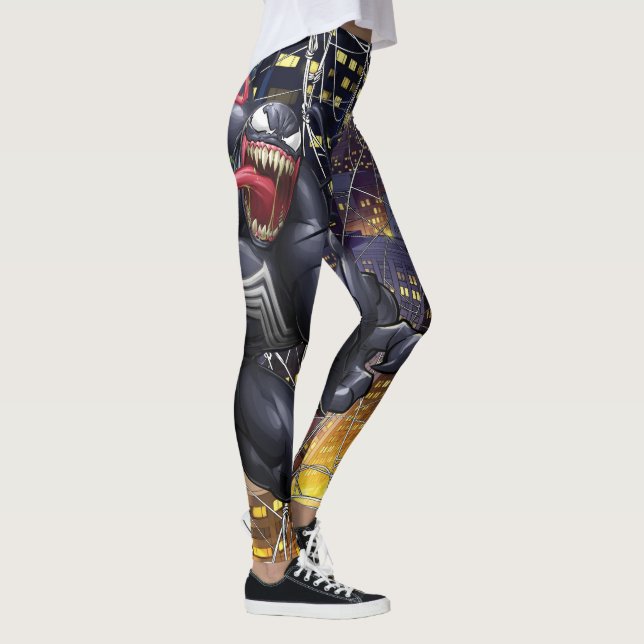 Spider-Man | Venom Leaping Forward Leggings (Right)