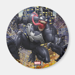 Spider-Man   Venom Leaping Forward Magnet