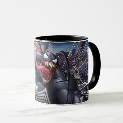Spider_Man  Venom Leaping Forward Mug