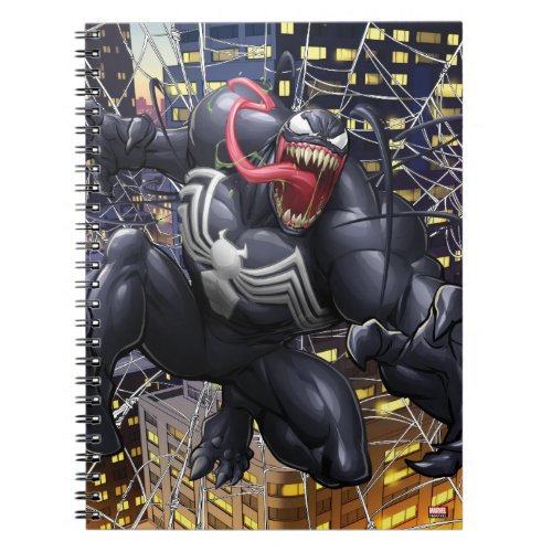 Spider_Man  Venom Leaping Forward Notebook