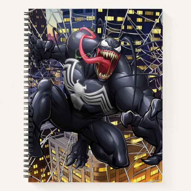 Spider-Man | Venom Leaping Forward Notebook (Front)