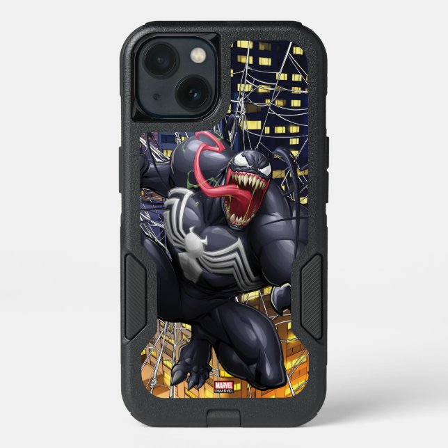 Spider-Man | Venom Leaping Forward Otterbox iPhone Case (Back)