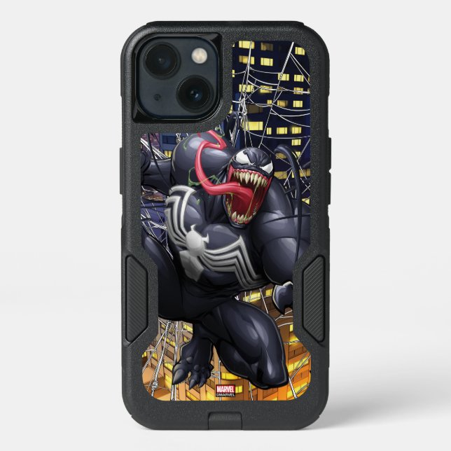 Spider-Man | Venom Leaping Forward Otterbox iPhone Case (Back)