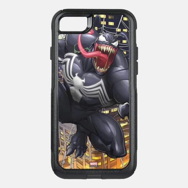 Spider-Man | Venom Leaping Forward Otterbox iPhone Case (Back)