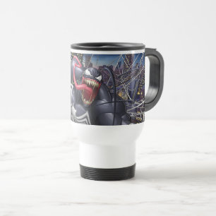 Spider-Man Venom Leaping Forward Travel Mug